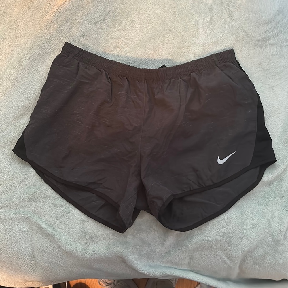 Nike women’s dark gray running shorts
